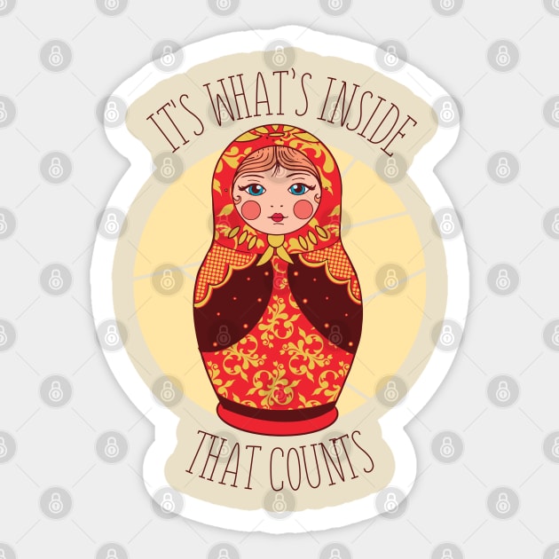 Nesting Doll Matryoshka Sticker by Safdesignx